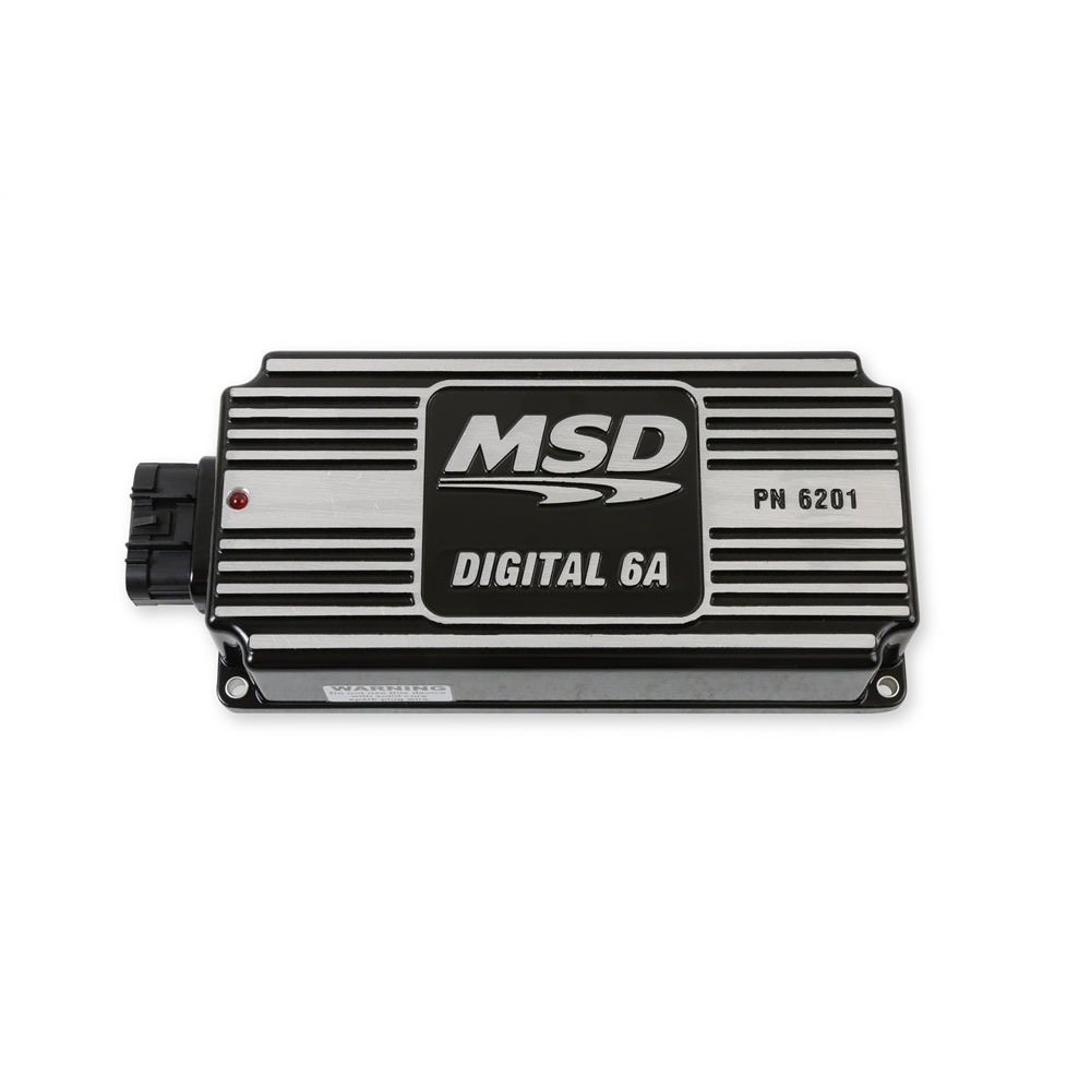 MSD Ignition Control Box 62013; Digital 6A Ignition Control Digital 135 to 145 mJ Black Aluminum 