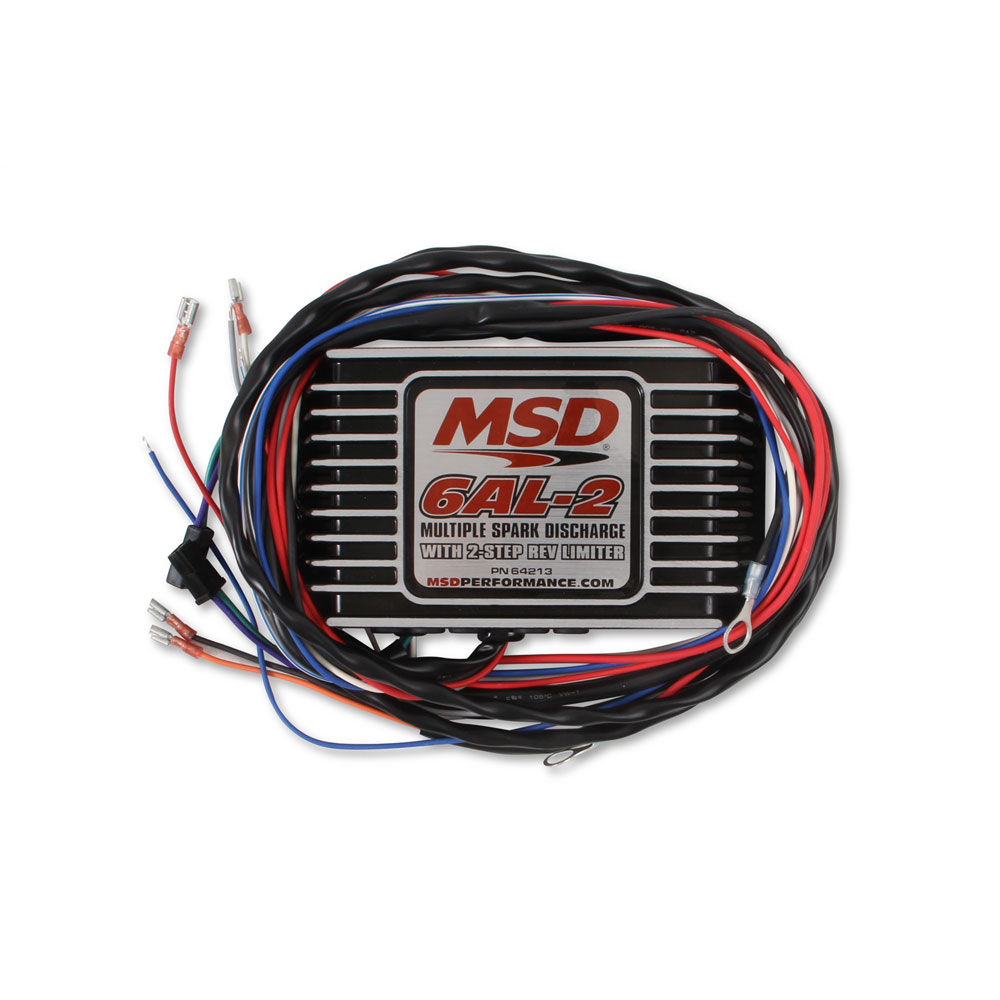 MSD Ignition Control Box 64213; 6AL2 Ignition Control Digital 135 mJ Black Aluminum 