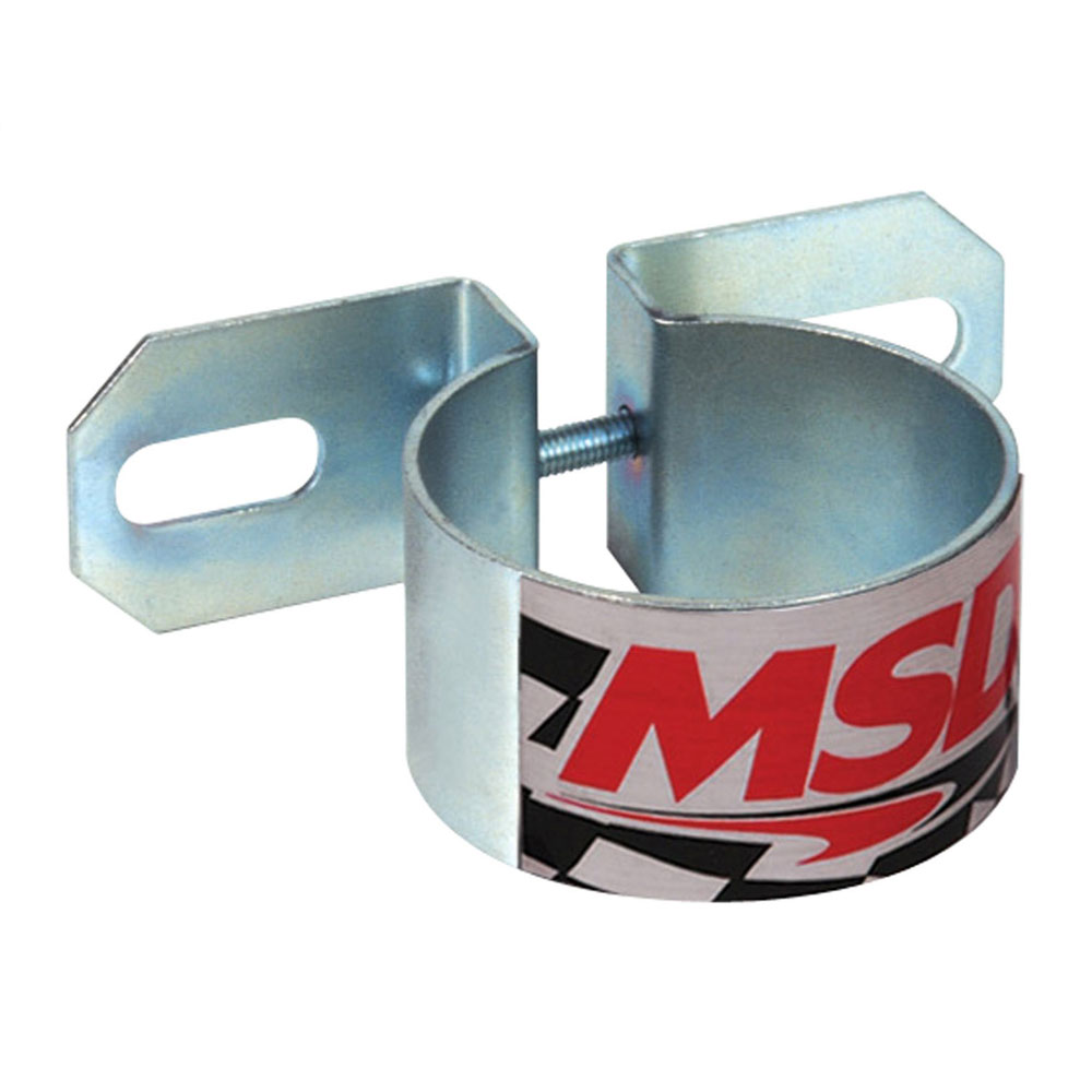MSD Ignition Coil Mounting Bracket 8213; Mounting Brackets Canister Zinc Plated 
