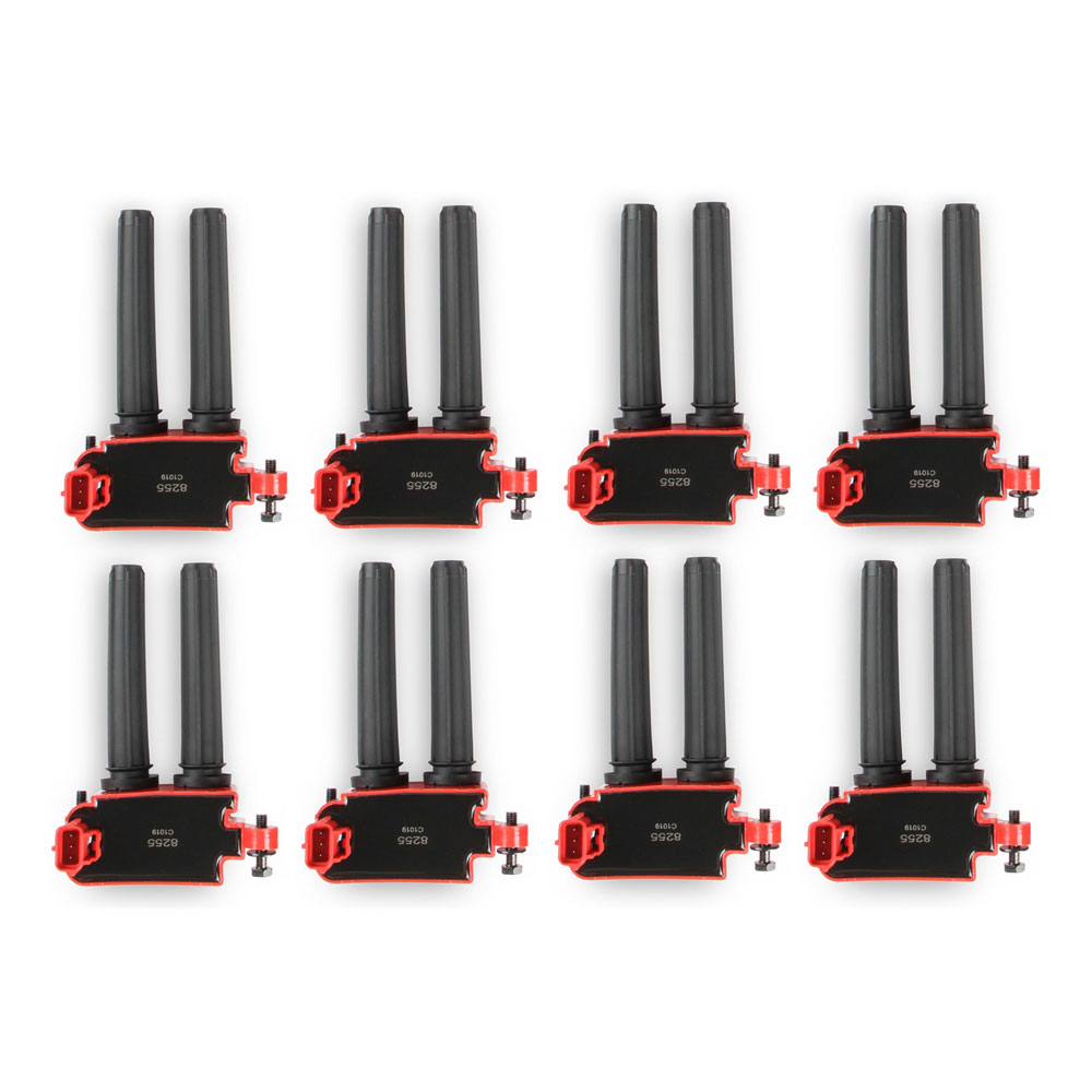 MSD Ignition Coil 82558; Red Coil Pack HEI, Male for Chrysler 6.1L HEMI 