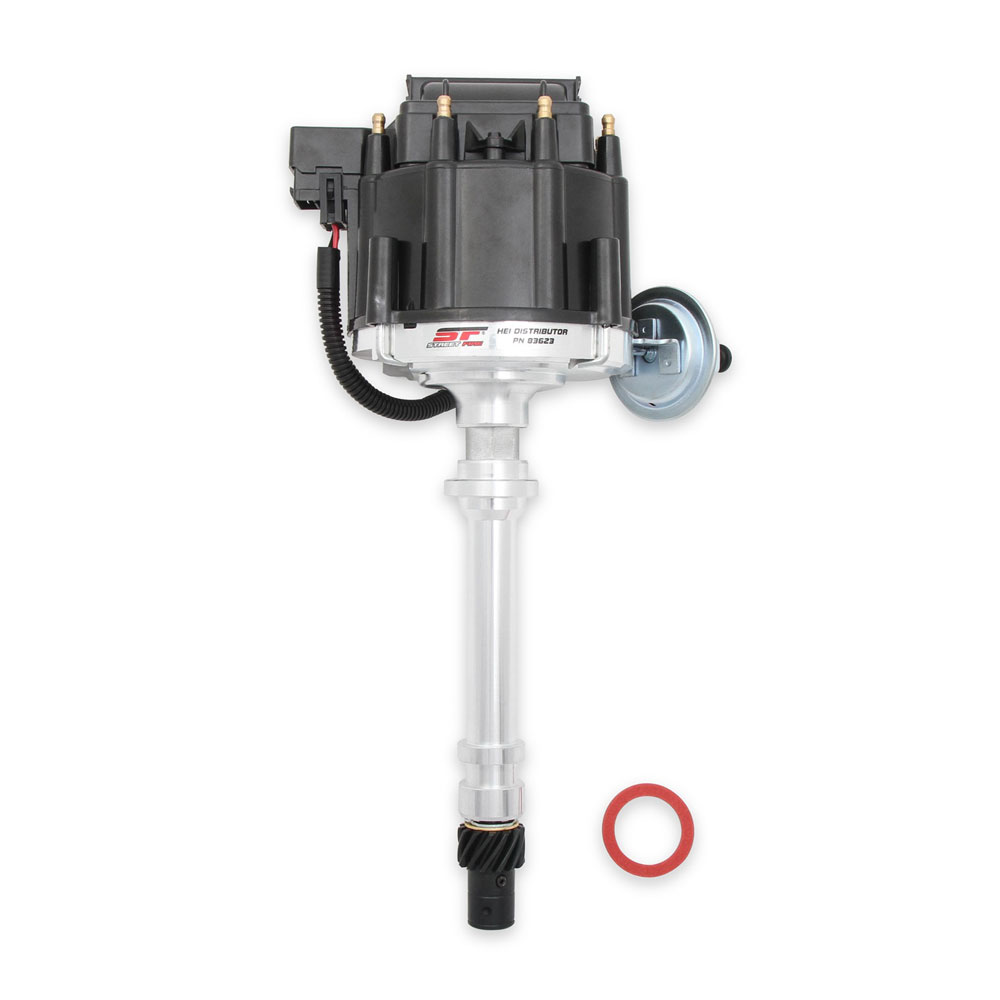 MSD Distributor 83623; Street Fire HEI Vacuum, Mechanical Magnetic for 1975 to 1986 Chevy 262 to 400, 396 to 454, 502 