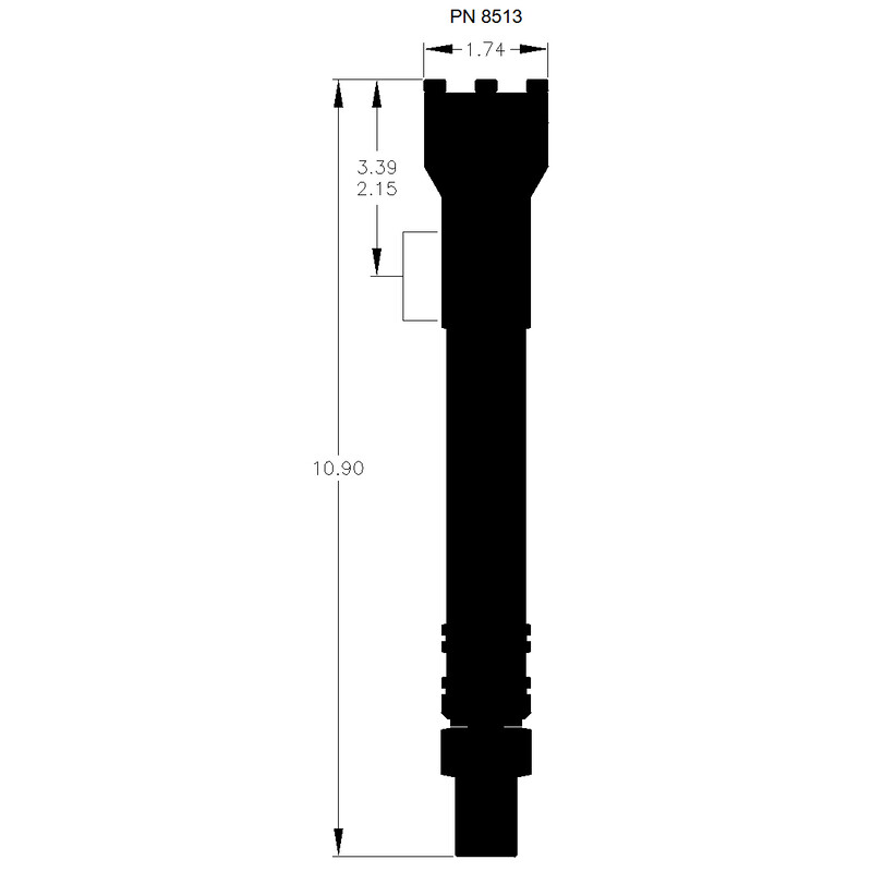 MSD Distributor Hole Plug 8513; Wet Sump Oil Plug for Chevy 262 to 400, 396 to 454 