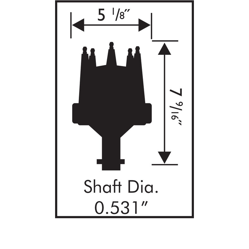 MSD Distributor 8594; Pro Billet Mechanical Magnetic for Ford 332 to 428 FE 