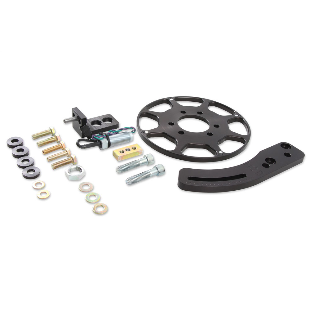 MSD Ignition Crank Trigger Kit 86203; Flying Magnet Crank Trigger 8.000 in. Auminum for Chevy 396 to 454 
