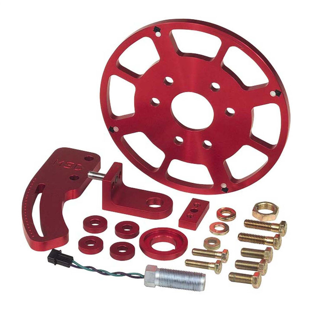 Photo for MSD Ignition Crank Trigger Kit 8644; Flying Magnet 7.250 in. Billet Aluminum for Ford 429 to 460