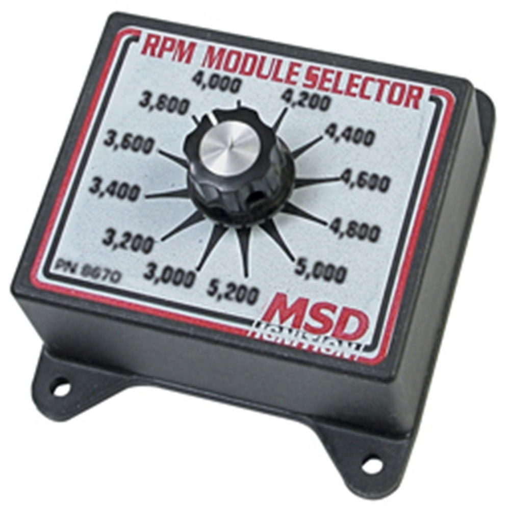 Photo for MSD Engine RPM Limiter 8670; RPM Module Selector