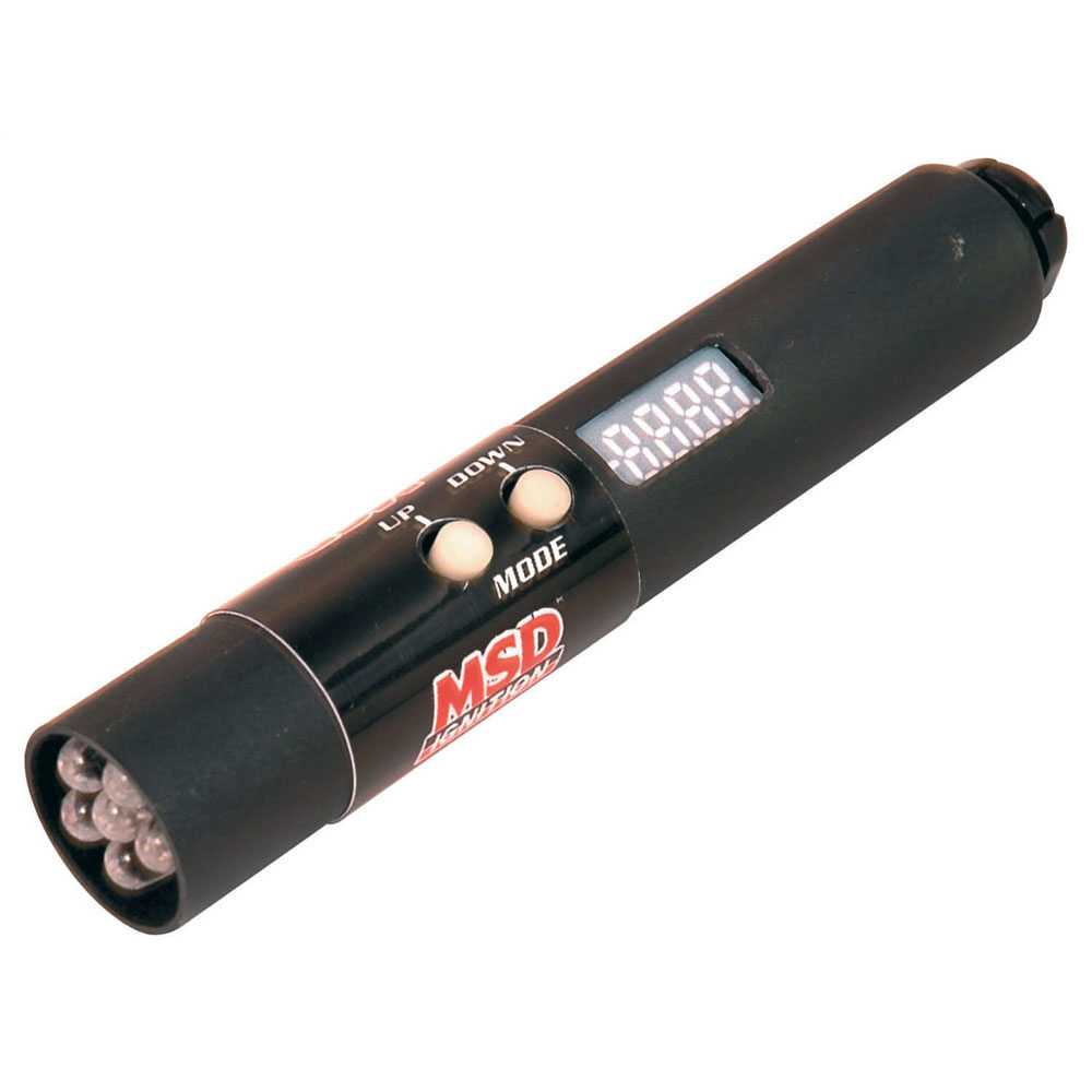 Photo for MSD Shift Indicator Light 8963; Digital Programmable 4 Stage 100 to 15,900 RPM LED Digital Push Button