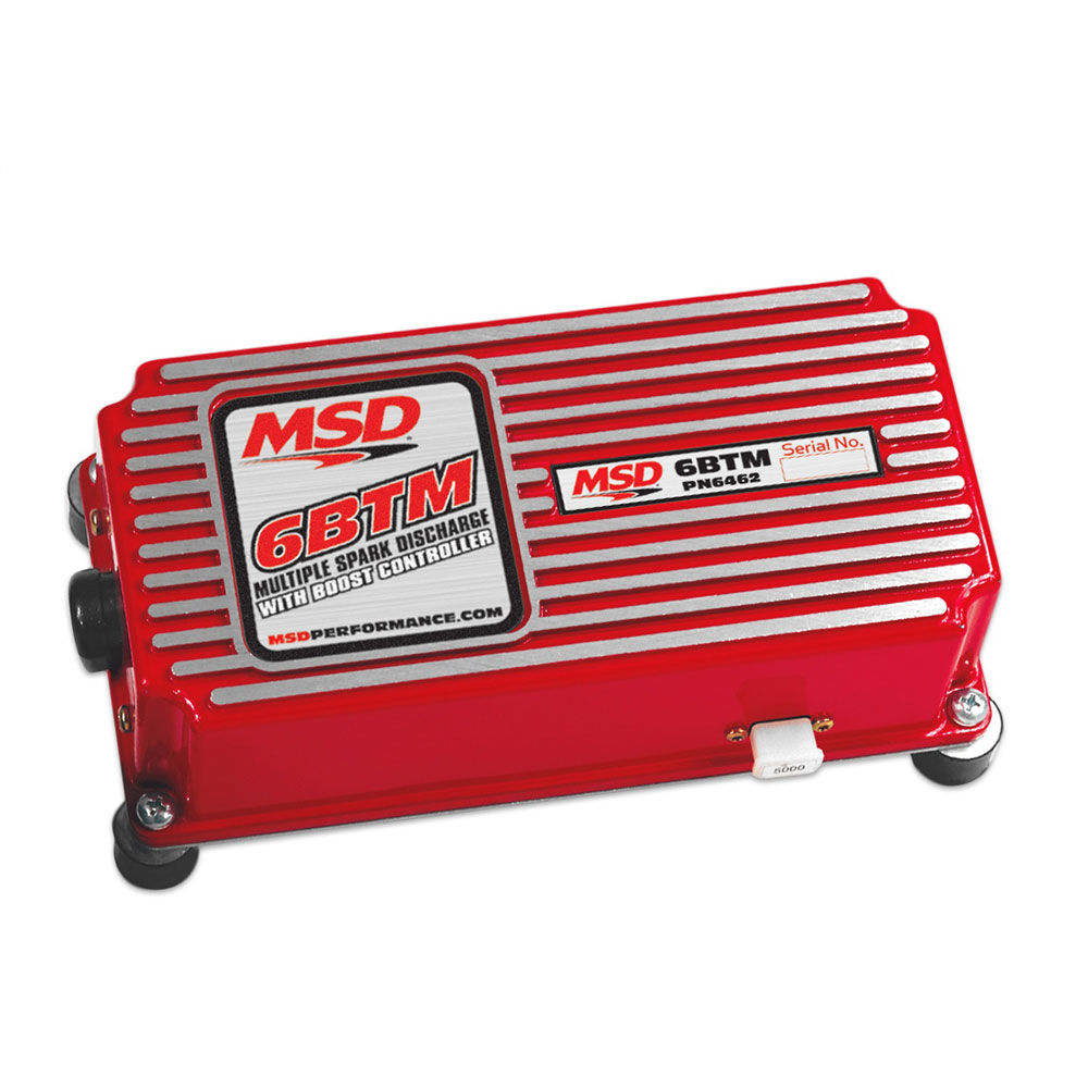 Photo for MSD Ignition Control Box 6462; 6 BTM Boost Timing Master Analog 110 mJ Red