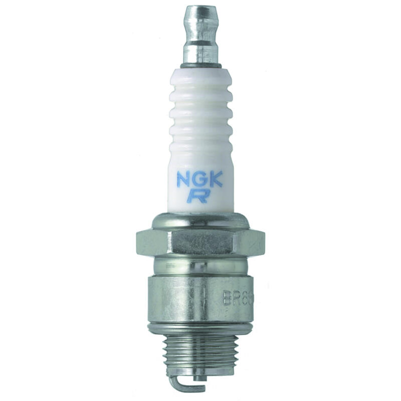 NGK Spark Plug 3522; Standard BR6S 14 mm 0.375 in. Gasket Standard Resistor 