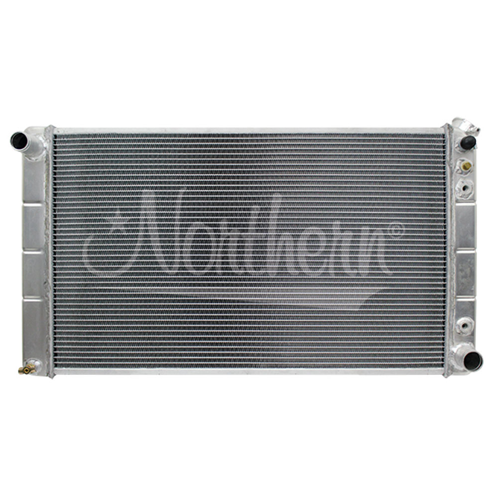 Photo for Northern Radiator Radiator 205026; Muscle Car 33.000 in. 18.375 in. 2 Row Aluminum Natural for 1964 to 1998 GM Cars, Trucks Automatic