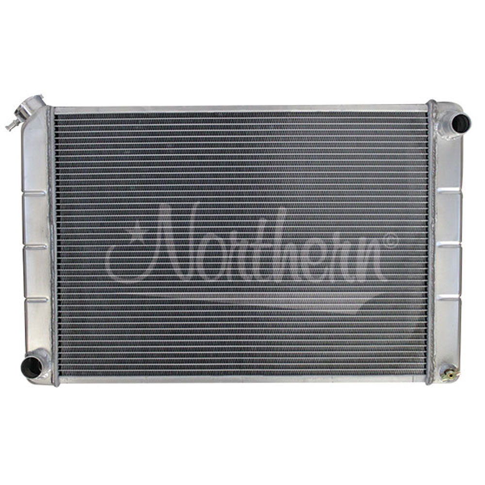 Photo for Northern Radiator Radiator 205058; Muscle Car 29.000 in. 18.875 in. 2 Row Aluminum Natural for 1978 to 1993 Ford, Mercury Mustang (79-93), T Bird (80-88), Cougar (80-88), Zephyr (78-83) Manual 