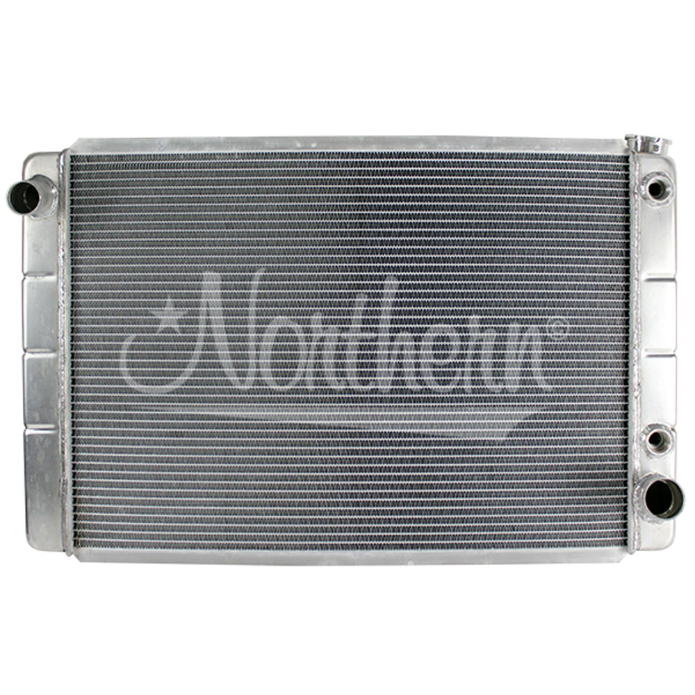 Photo for Northern Radiator Radiator 209615; Race Pro with Engine Oil Cooler 31.000 in. 19.000 in. 2 Row Aluminum Natural for GM Manual