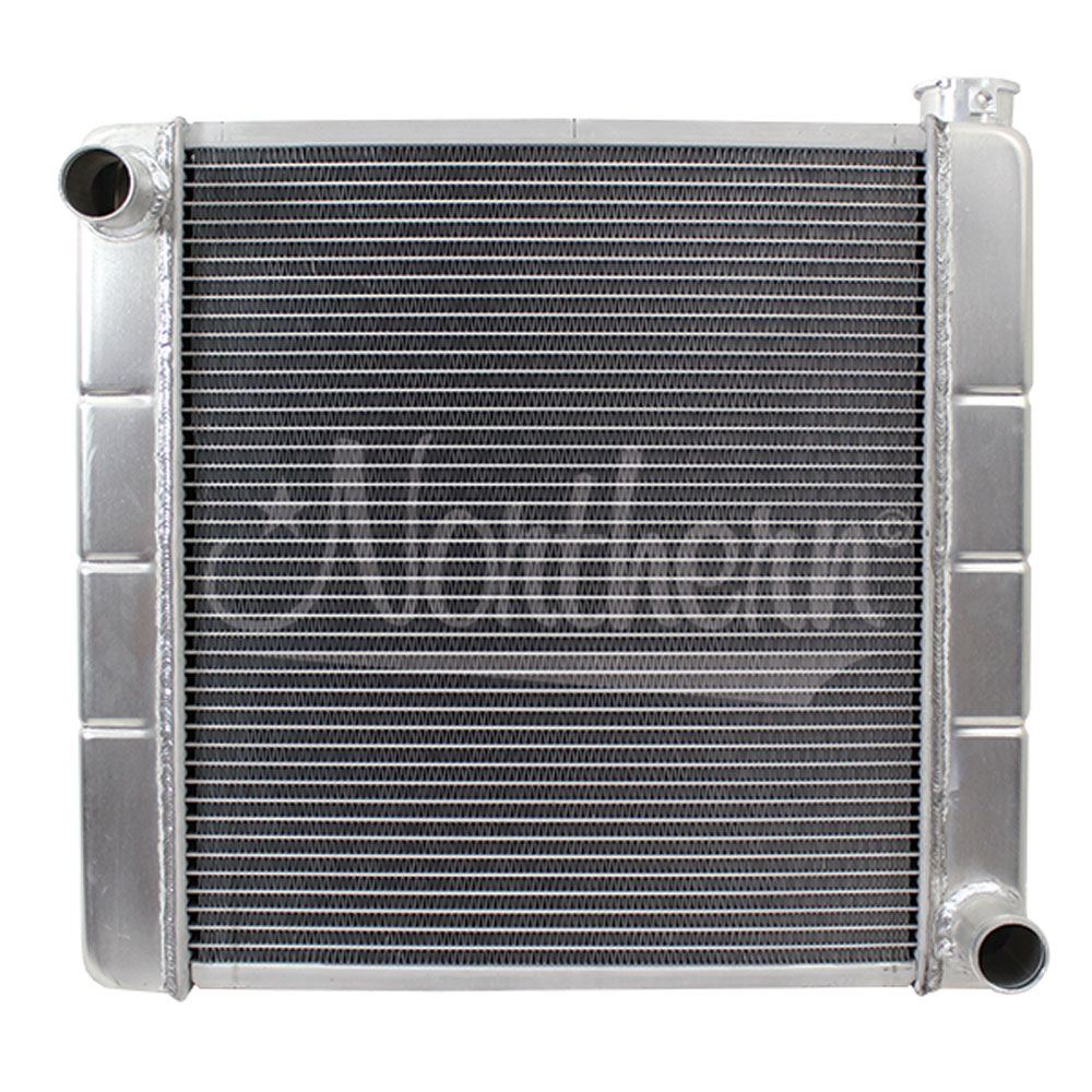 Northern Radiator Radiator 209632; Drag Race 20.000 in. 18.250 in. 2 Row Aluminum Natural Manual 