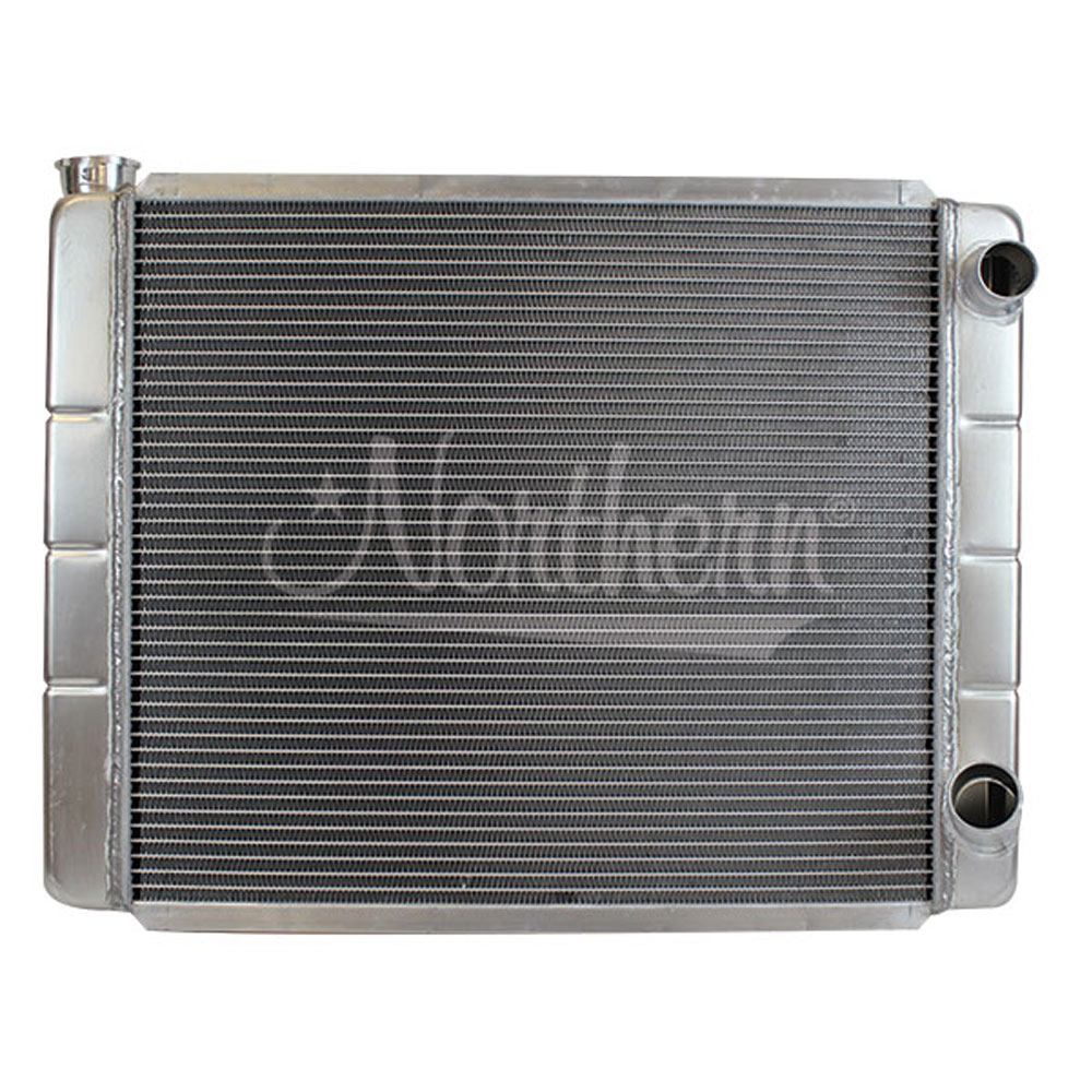 Photo for Northern Radiator Radiator 209635; Race Pro Double Pass 26.000 in. 19.000 in. 2 Row Aluminum Natural for GM Manual 