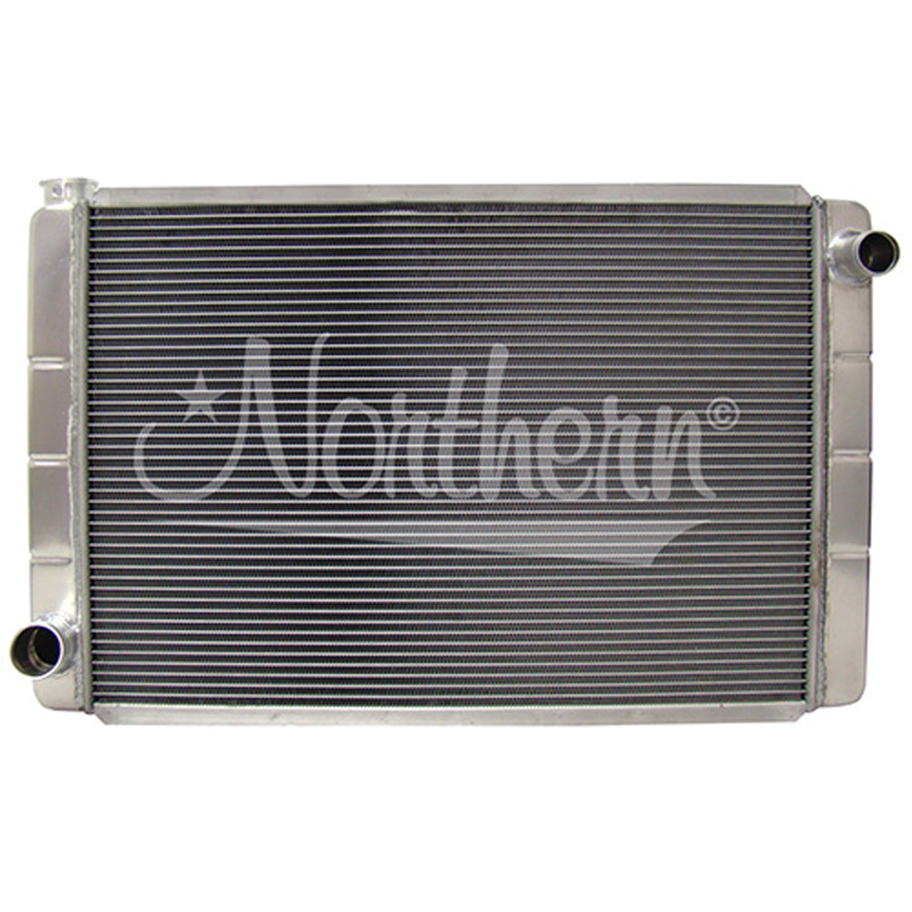 Northern Radiator Radiator 209697; Race Pro Triple Pass 31.000 in. 19.000 in. 2 Row Aluminum Natural for Ford, Mopar Manual 