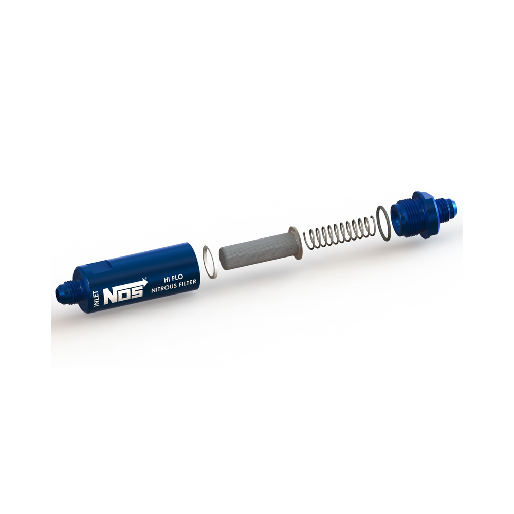 NOS Nitrous Oxide Filter 15557NOS; Blue 