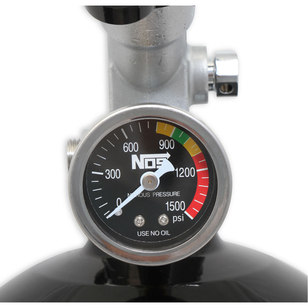 NOS Nitrous Oxide Bottle 14745BNOS; Black 10 lbs. 