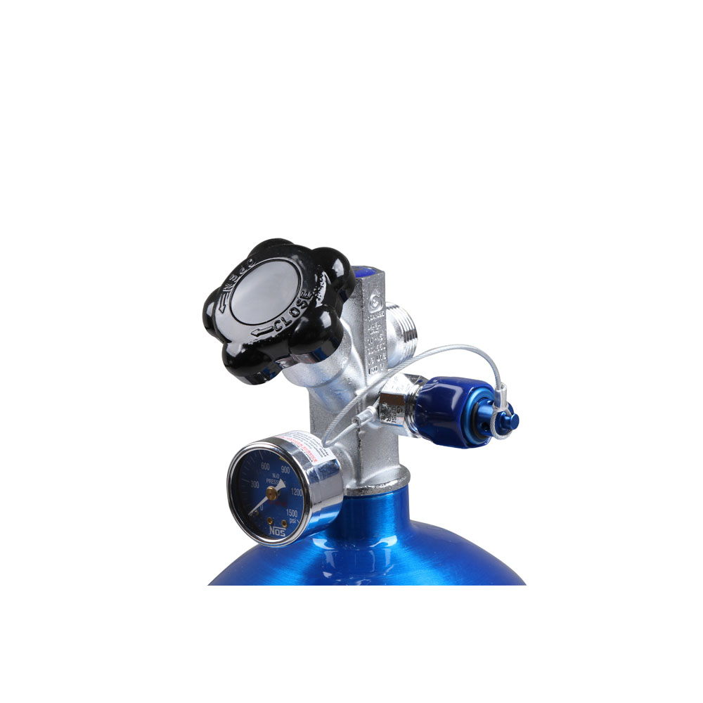 NOS Nitrous Oxide Bottle 14750-ZR1NOS; Blue 16 lbs. 