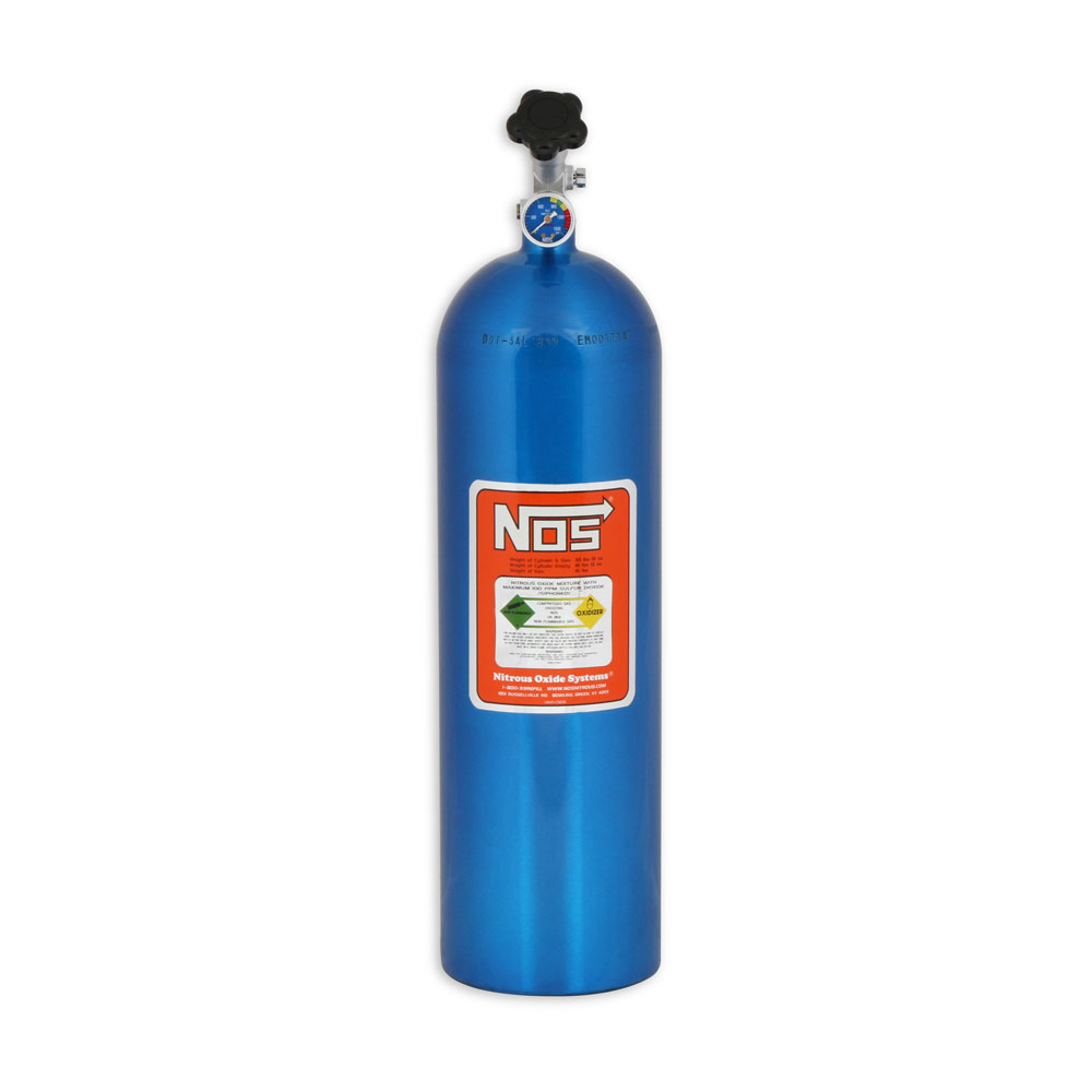 NOS Nitrous Oxide Bottle 14750NOS; Blue 15 lbs. 