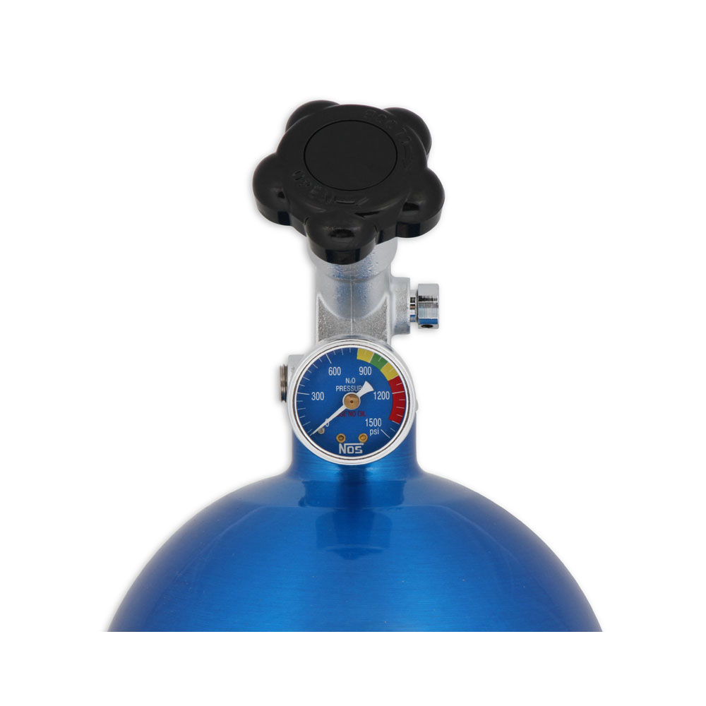 NOS Nitrous Oxide Bottle 14750NOS; Blue 15 lbs. 