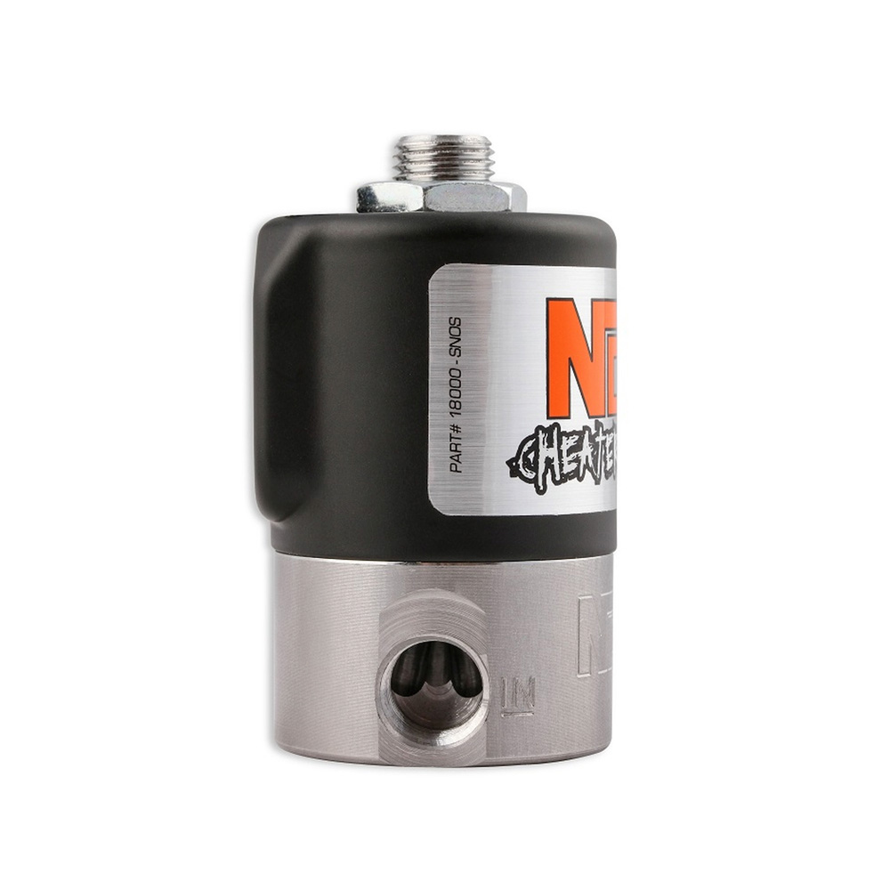 NOS Nitrous Oxide System Solenoid 18000BNOS; Black Anodized 
