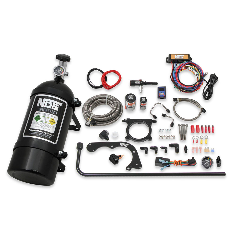 Nitrous Oxide System (NOS) Nitrous Oxide Injection System Kit 02125BNOS; 150 HP Wet for Ford 5.0L Coyote 