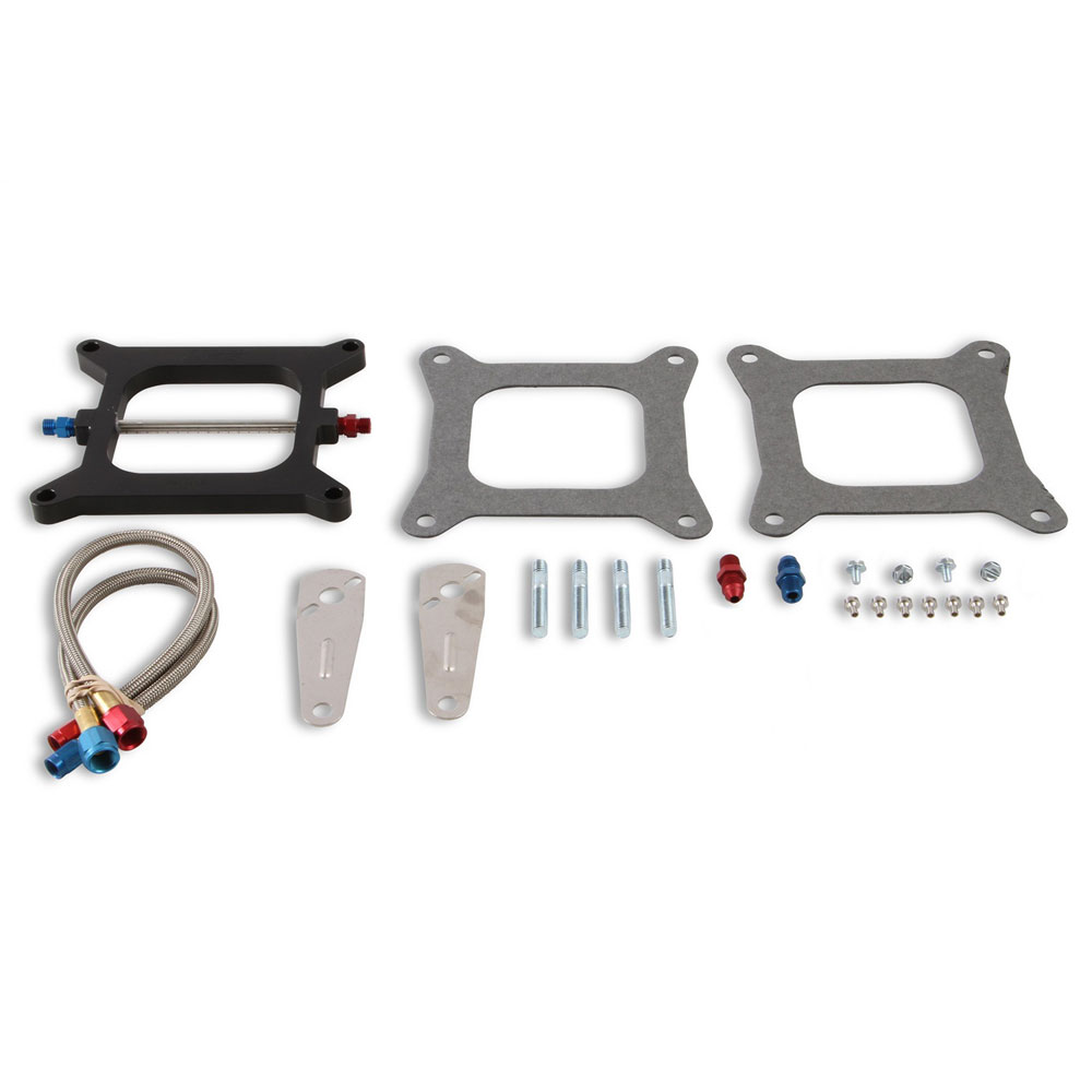 NOS Nitrous Oxide Plate 12510NOS; 300 HP Spray Bar Plate 4150 Square Bore 