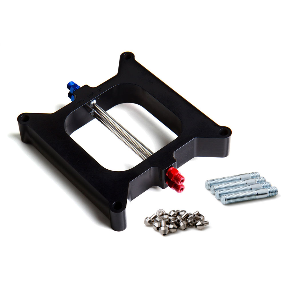 Nitrous Oxide System (NOS) Nitrous Oxide Plate 12570NOS; 2 Stage 250 HP Spray Bar Plate 4150 Square Bore 