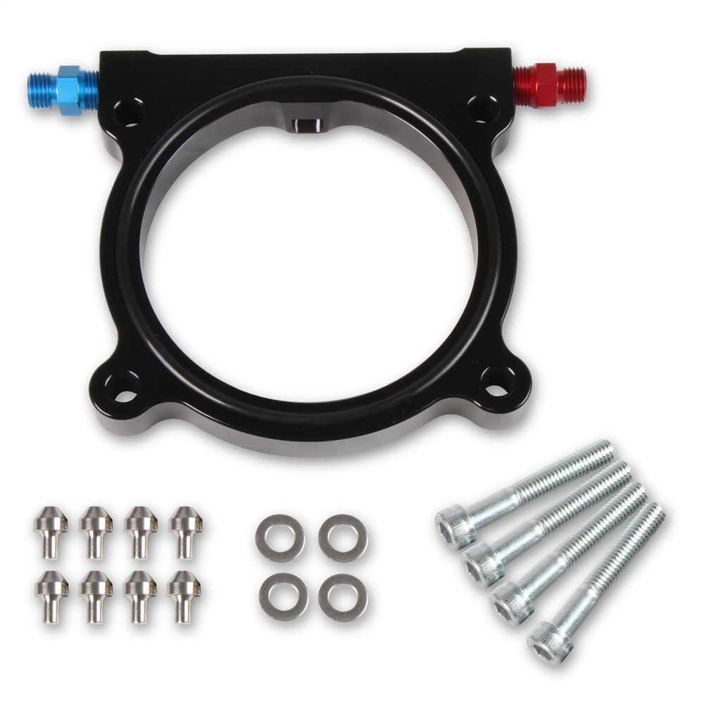 Nitrous Oxide System (NOS) Nitrous Oxide Plate 13125NOS; 150 HP EFI Plate and Nozzle 80.000 mm Throttle Body for Ford 5.0L Coyote 