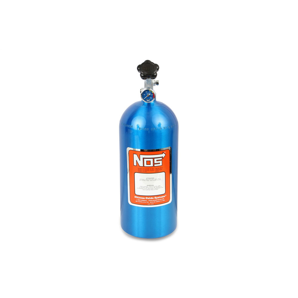 Nitrous Oxide System (NOS) Nitrous Oxide Bottle 14745NOS; Blue 10 lbs. 