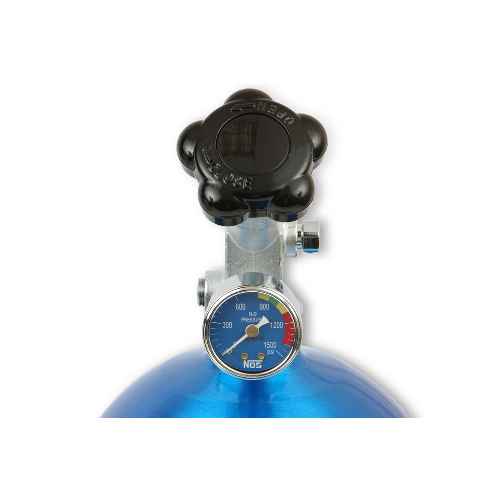 Nitrous Oxide System (NOS) Nitrous Oxide Bottle 14745NOS; Blue 10 lbs. 