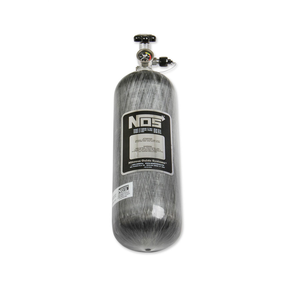 Nitrous Oxide System (NOS) Nitrous Oxide Bottle 14748NOS; Carbon Fiber 12.7 lbs. 