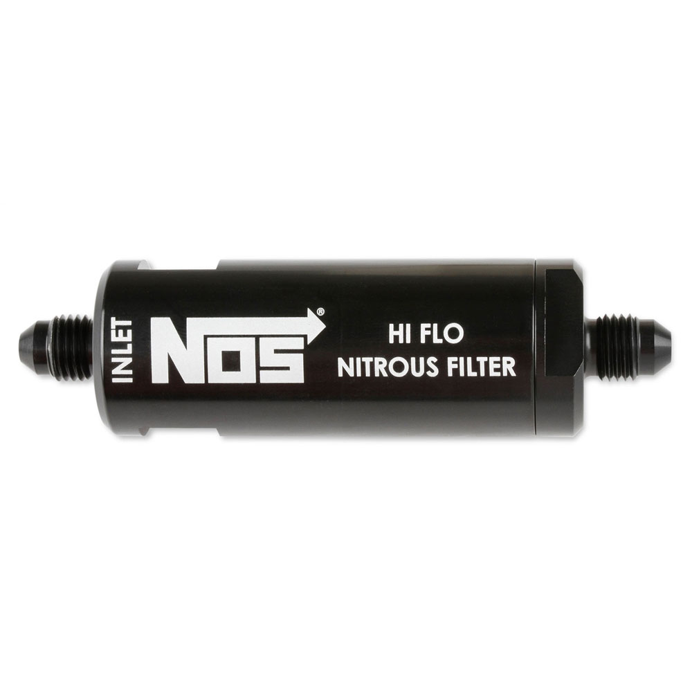 Nitrous Oxide System (NOS) Nitrous Oxide Filter 15555NOS; Black 