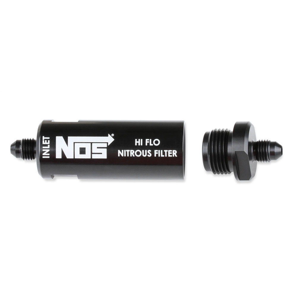 Nitrous Oxide System (NOS) Nitrous Oxide Filter 15555NOS; Black 