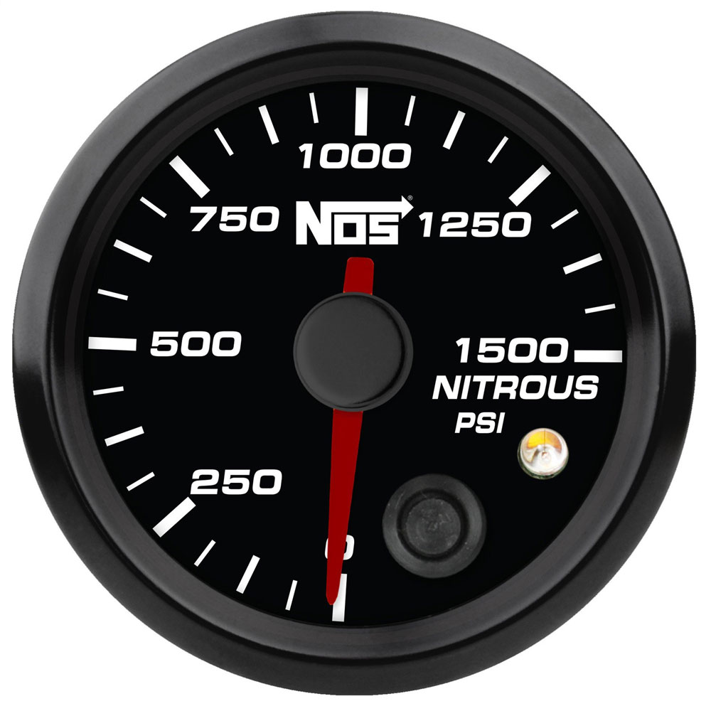 Nitrous Oxide System (NOS) Nitrous Oxide Pressure Gauge 15939NOS; Nitrous Gauge 2-1/16 in. 