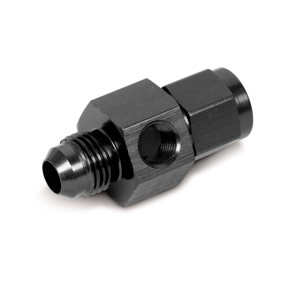 Nitrous Oxide System (NOS) AN Fitting 16106NOS; AN to AN Swivel Coupler Black -06AN Male -06AN Female 