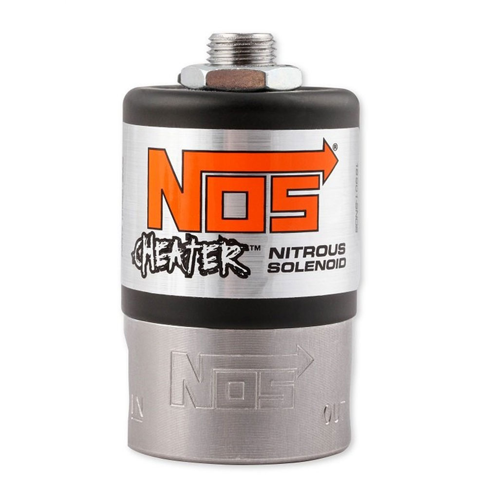 Nitrous Oxide System (NOS) Nitrous Oxide System Solenoid 18000BNOS; Black Anodized 