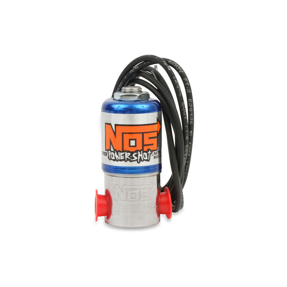 Nitrous Oxide System (NOS) Nitrous Oxide System Solenoid 18020NOS; Powershot Nitrous Solenoid Nitrous 175 HP Blue Stainless Steel 