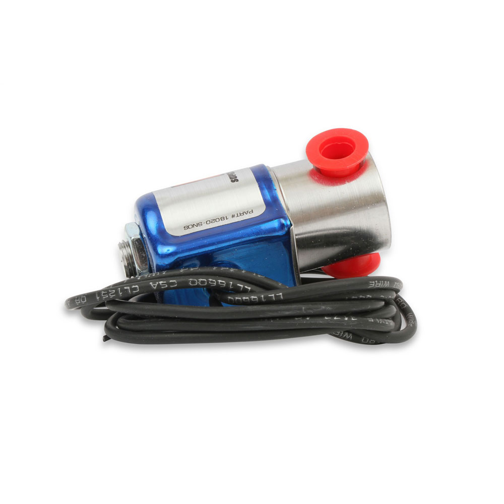 Nitrous Oxide System (NOS) Nitrous Oxide System Solenoid 18020NOS; Powershot Nitrous Solenoid Nitrous 175 HP Blue Stainless Steel 