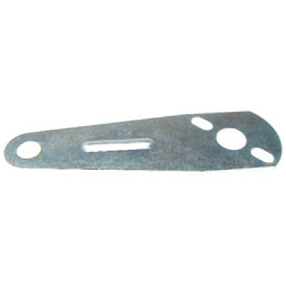 Nitrous Oxide System (NOS) Nitrous Oxide Solenoid Mounting Bracket 16500NOS; Galvanized Stamped Steel Straight 1 Solenoid 