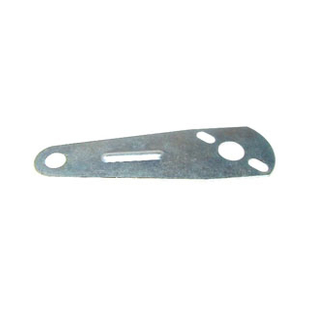 NOS Nitrous Oxide Solenoid Mounting Bracket 16500NOS; Galvanized Stamped Steel Straight 1 Solenoid 