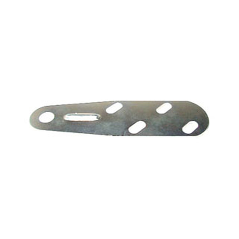 NOS Nitrous Oxide Solenoid Mounting Bracket 16505NOS; Galvanized Stamped Steel Straight 1 Solenoid 