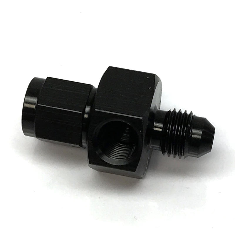 NyTrex AN Fitting 125043; AN to AN Coupler Black -04AN Male Straight -04AN Female 