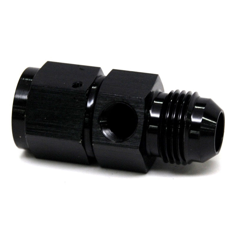 Photo for NyTrex AN Fitting 125083; AN to AN Coupler Black -08AN Female Straight -08AN Male