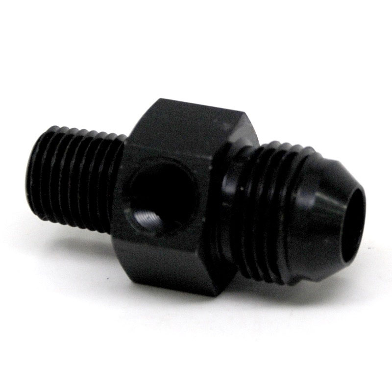 Photo for NyTrex AN Fitting 126083; AN to NPT Adapter Black -08AN Male Straight 1/4 in. NPT Male