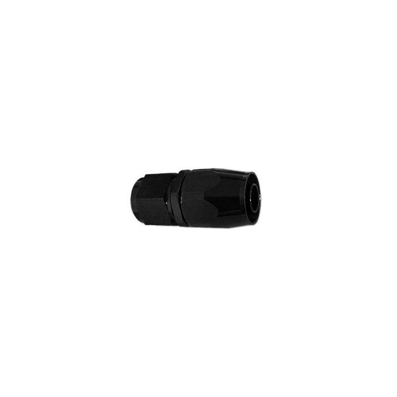 NyTrex Fuel Hose Fitting 170101; Hose End Hose End Black Anodized -04AN Straight -04AN Female 