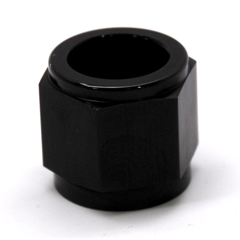 NyTrex Tube Fitting 170275; Tube Nut Black Anodized 5/8 in. Tube Straight -10AN Female 