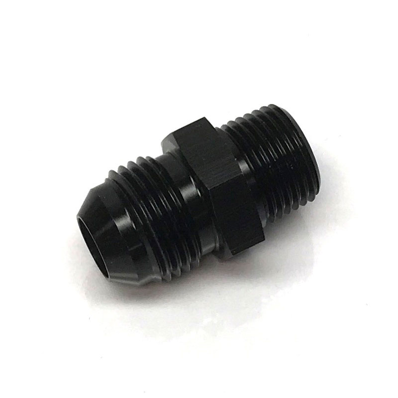 NyTrex AN Fitting 170305; AN to NPT Adapter Black -08AN Male Straight 3/8 in. NPT Male 
