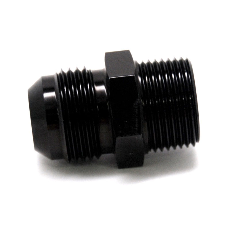 NyTrex AN Fitting 170317; AN to NPT Adapter Black -12AN Male Straight 3/4 in. NPT Male 