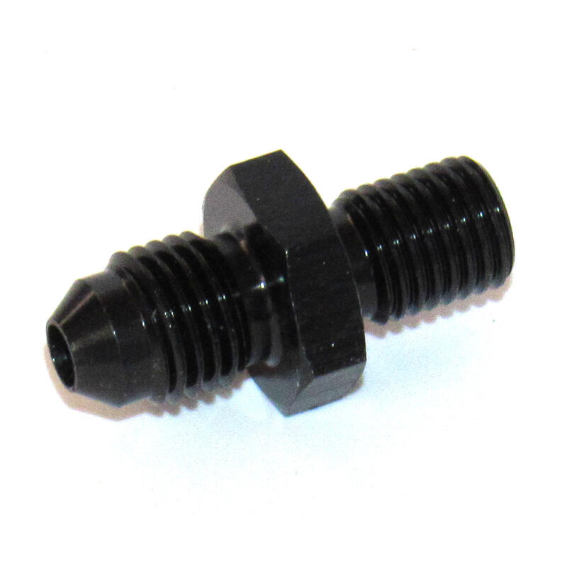 NyTrex AN Fitting 170389; AN to Metric Adapter AN to Metric Adapter Black -04AN Male Straight 10mm x 1.25 Male 